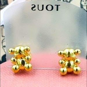 COPY - Vermeil Bubble Bear earring